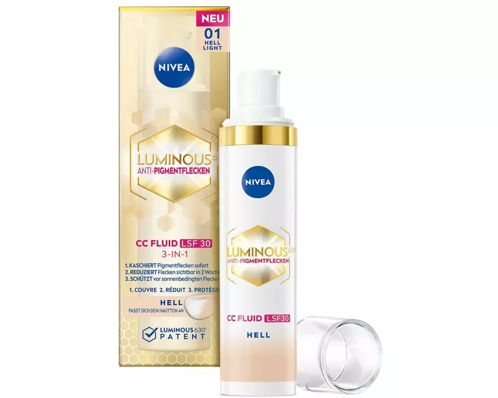 NIVEA CC Cream Cellular Luminous630 3-in-1 LSF30 Light