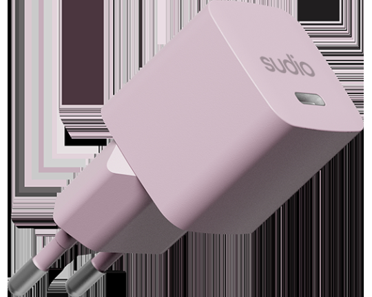 SUDIO USB-C GaN Wall Charger 25W P1EUPNK P1 EU, Pink