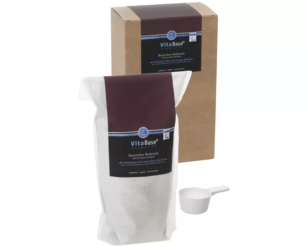 VitaBase Badesalz Basisch 1 kg