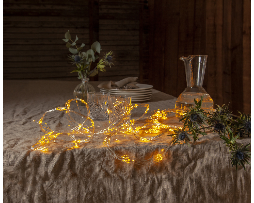 STAR TRADING Lichterkette LED Dew Drop 2m 12.456-02-2 transparent