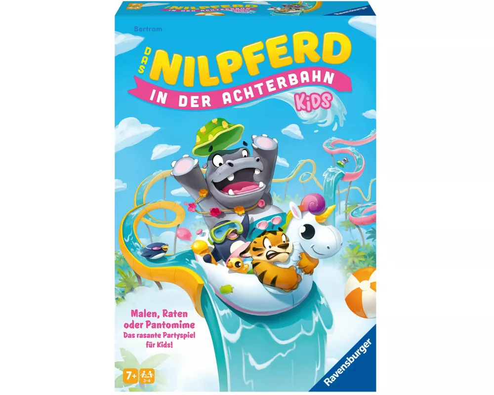 Das Nilpferd in der Achterbahn Kids - Kinderspiel ab 7 Jahre