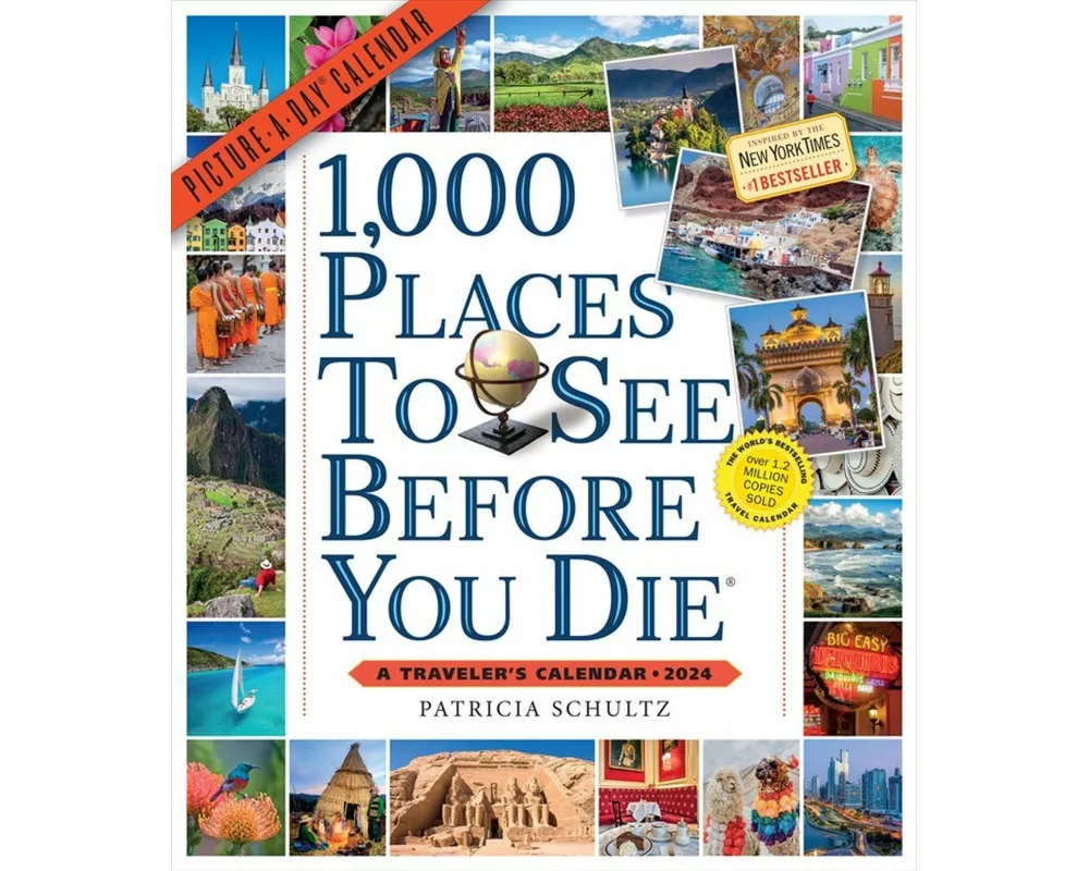 1,000 Places to See Before You Die Picture-A-Day Wall Calendar 2024