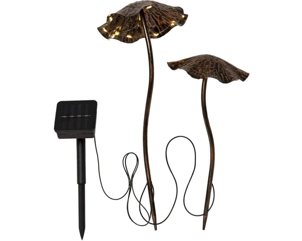 Star Trading Solar Dekoration Lumini Braun 50 cm