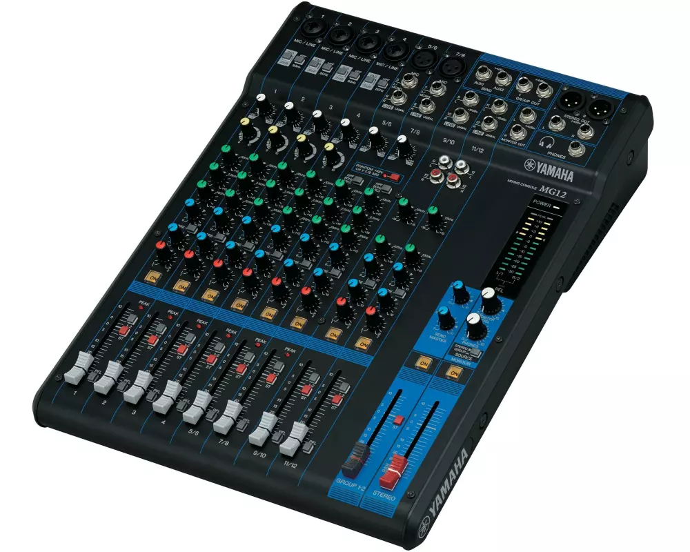Yamaha Mischpult MG12 - 12-Kanal, analog