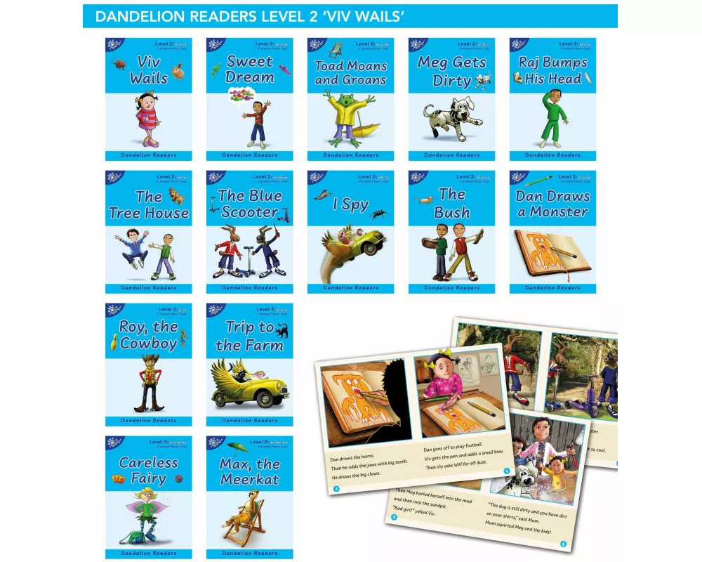 Phonic Books Dandelion Readers Vowel Spellings Level 2