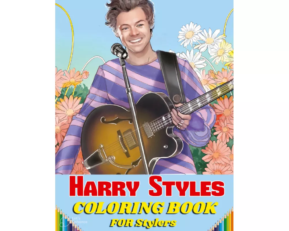 Harry Styles Coloring Book For Stylers