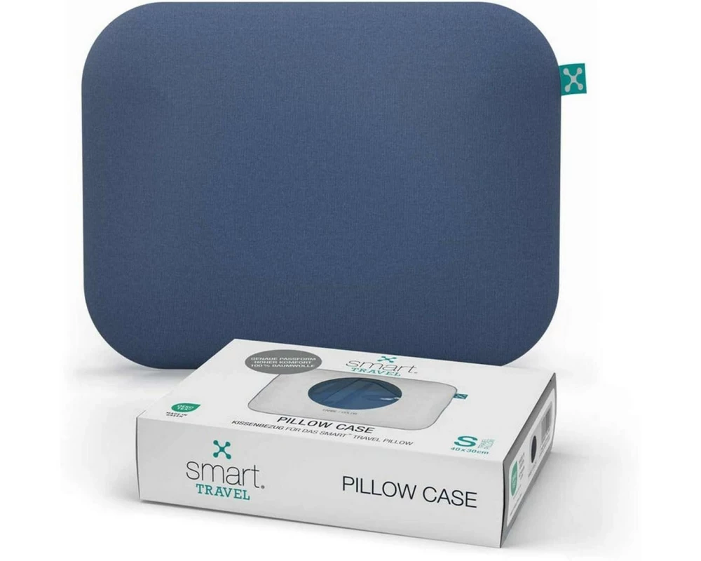 Smartsleep Kopfkissenbezug Travel 30 x 40 cm, Dunkelblau