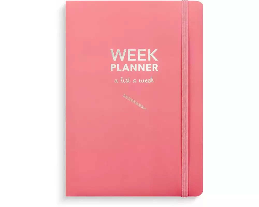 Burde Week Planner undated pink