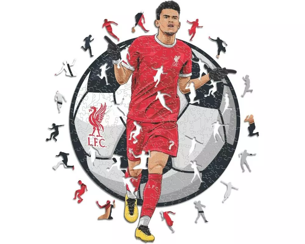 Iconic Puzzle Liverpool FC – Luis Diaz