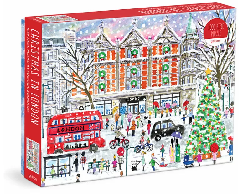 Michael Storrings Christmas in London 1000 Piece Puzzle