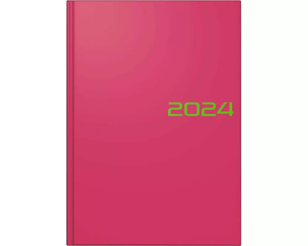 BRUNNEN 1079561644 Tageskalender Buchkalender 2024 Modell 795 1 Seite = 1 Tag, Sa. + So. auf einer Seite Blattgröße 14,5 x 20,6 cm Balacron-Einband