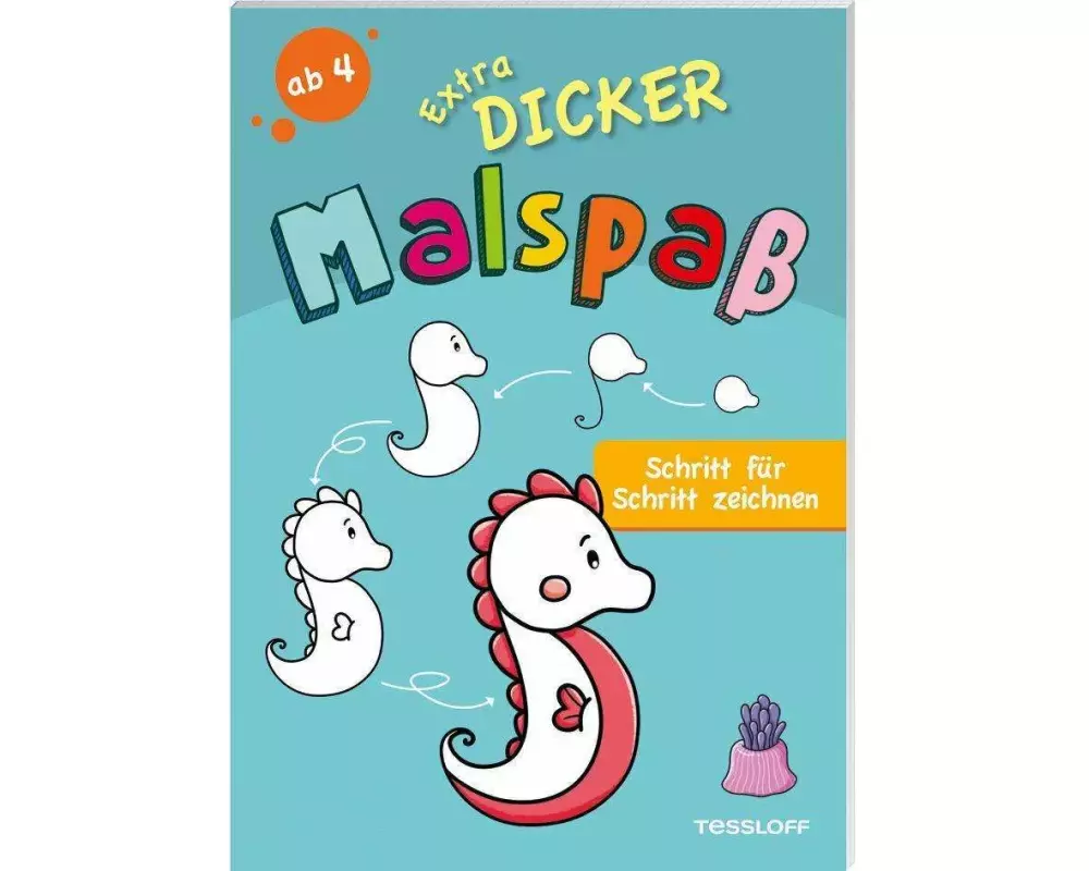 Extradicker Malspaß. Schritt für Schritt zeichnen