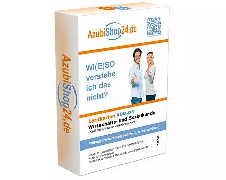 AzubiShop24.de Lernkarten Wirtschafts- und Sozialkunde Kauffrau für Verkehrsservice