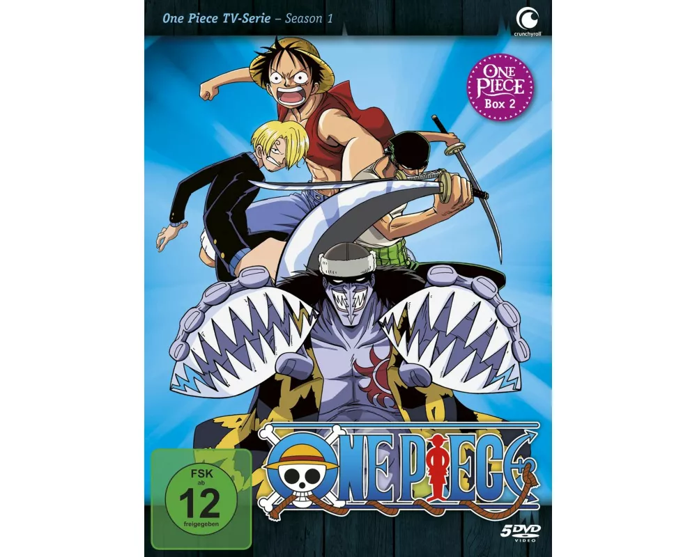 One Piece - TV-Serie - Box 2 (Episoden 31-61) [5 DVDs] NEU