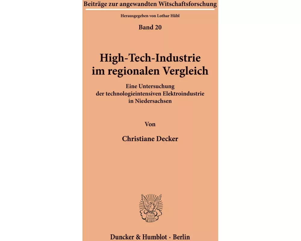 High-Tech-Industrie im regionalen Vergleich