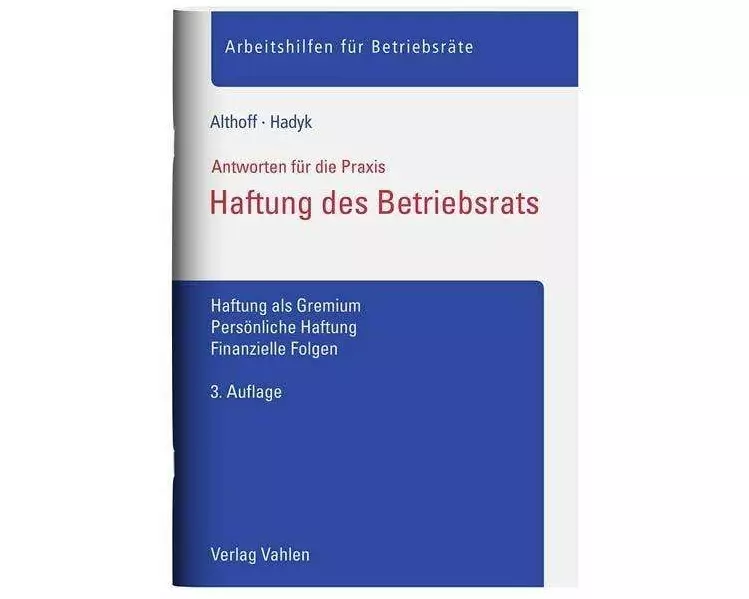 Haftung des Betriebsrats