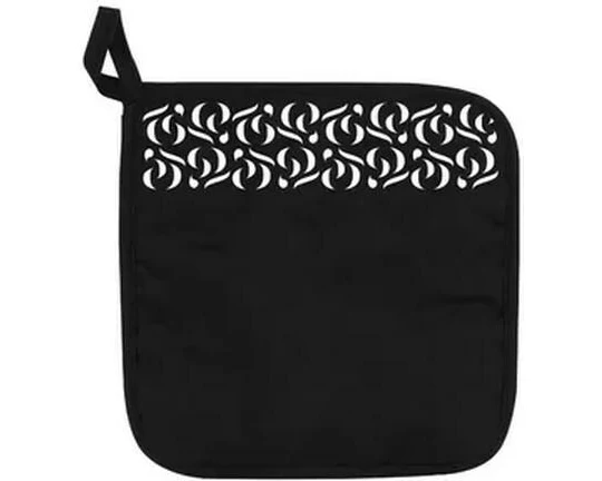 Gault Millau Topflappen 2 Stück, Schwarz