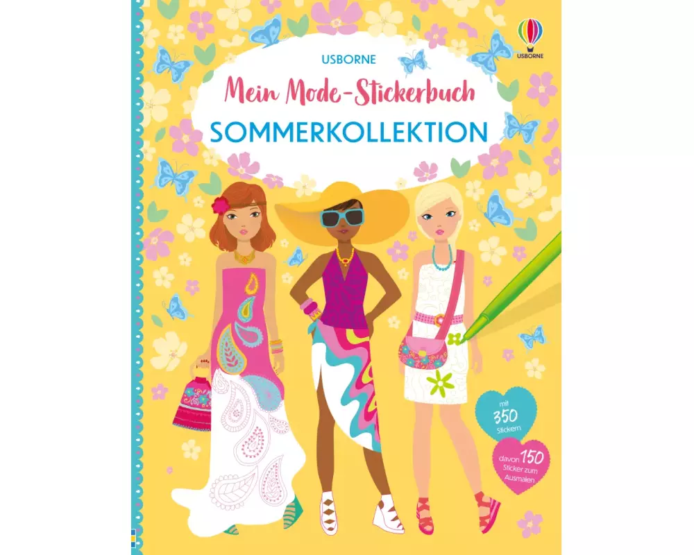 Mein Mode-Stickerbuch: Sommerkollektion