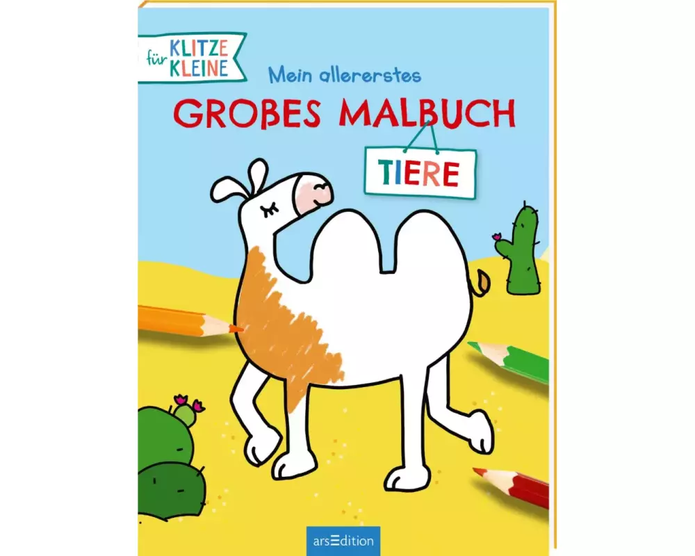 Mein allererstes großes Malbuch – Tiere