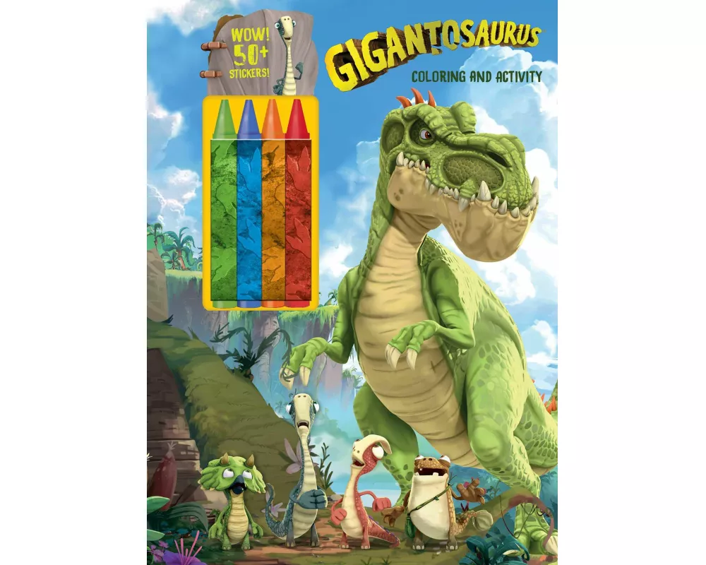 Gigantosaurus: Coloring and Activity Book with Crayons
