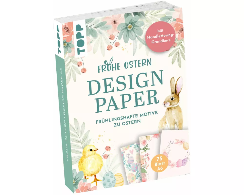 Design Paper Frohe Ostern A6