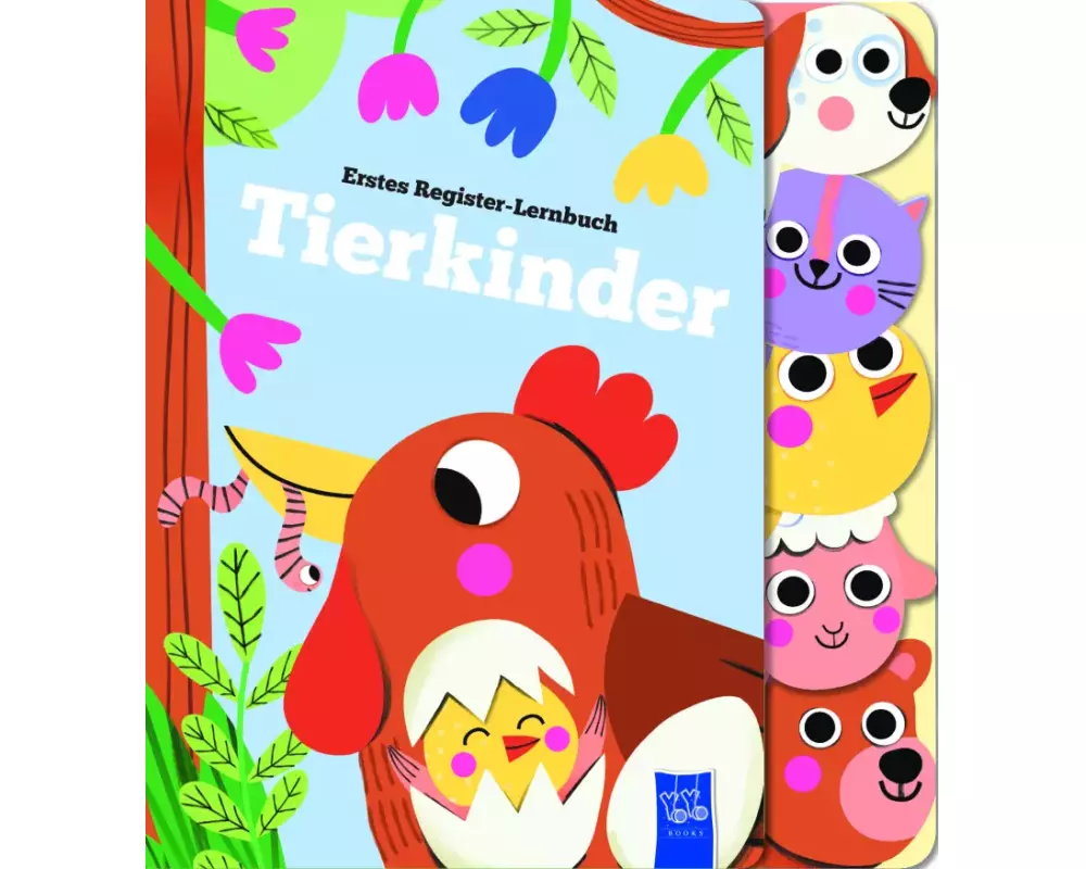 Erstes Register-Lernbuch - Tierkinder