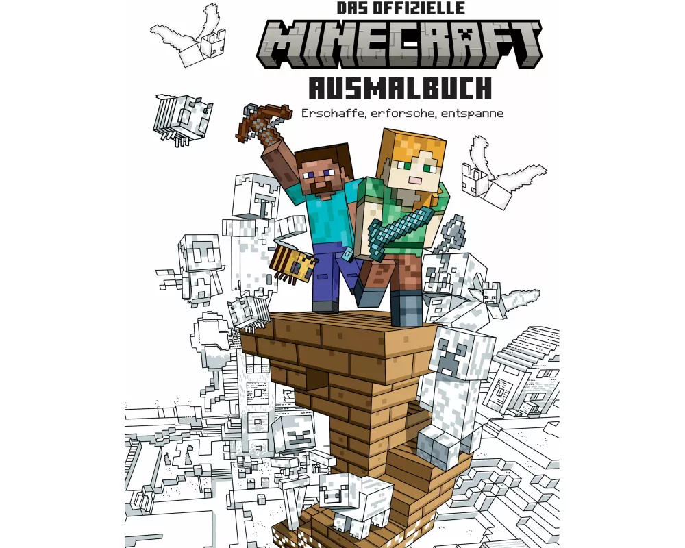 Das offizielle Minecraft Ausmalbuch