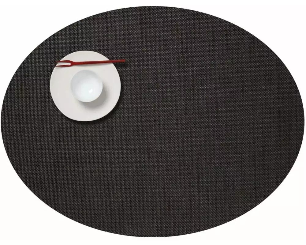 Chilewich Tischset Mini Basketweave 36 cm x 48 cm, Schwarz