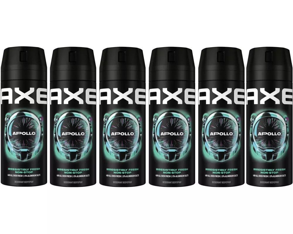 Axe Deo Spray Apollo 6 Stück, 900 ml