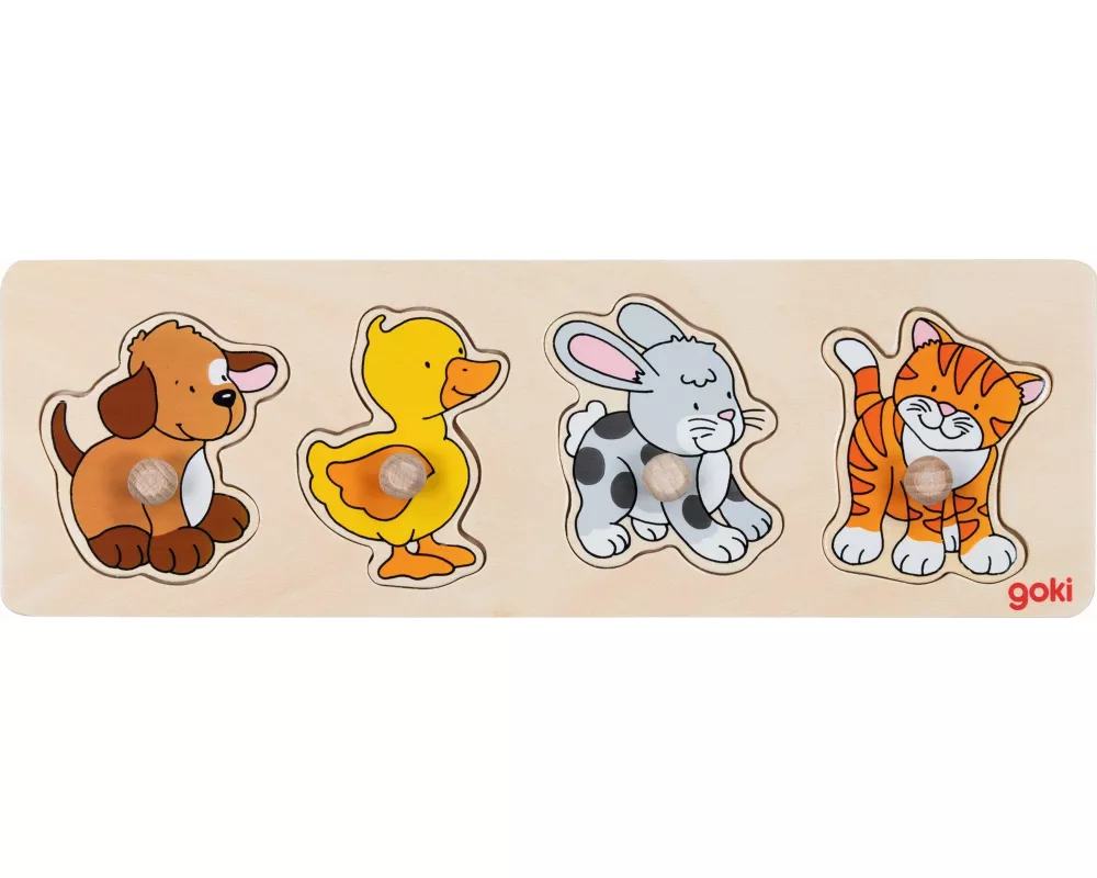 Steckpuzzle Hund, Ente