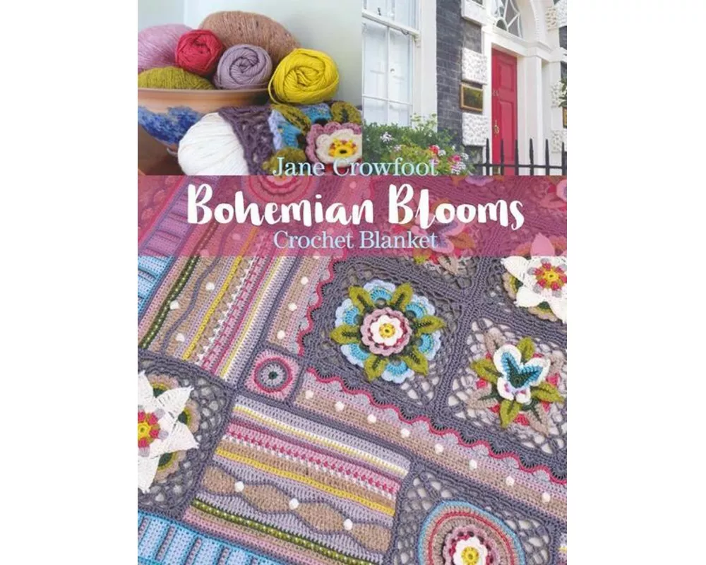 Bohemian Blooms Crochet Blanket