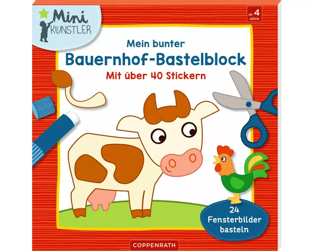 Mein bunter Bauernhof-Bastelblock