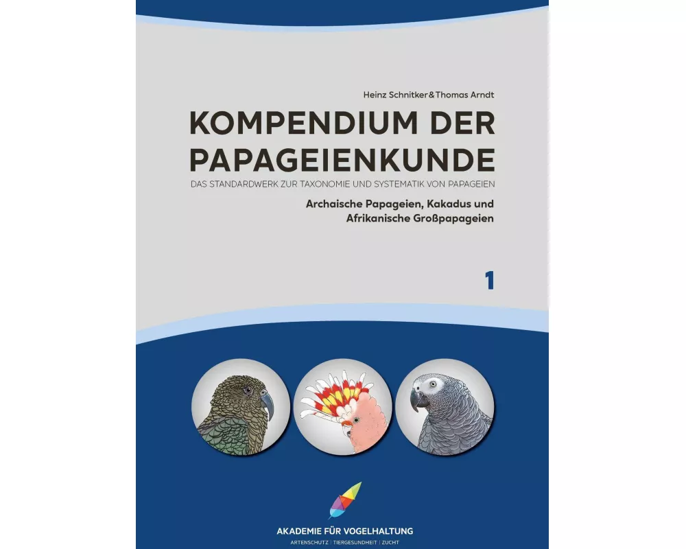 Kompendium der Papageienkunde Das Standardwerk zur Taxonomie und Systematik von Papageien