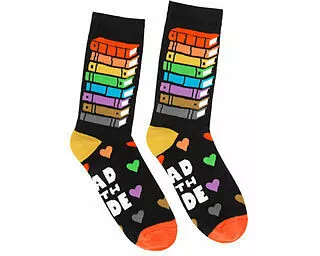 Read With Pride Socks - Large