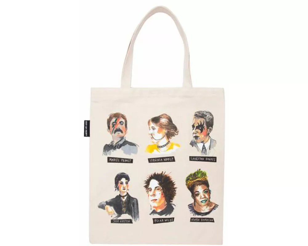 Punk Rock Authors Tote Bag