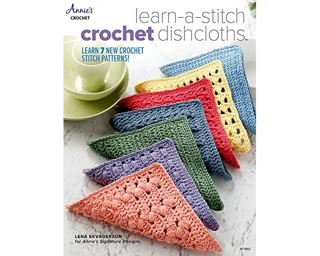 Learn-a-Stitch Crochet Dishcloths