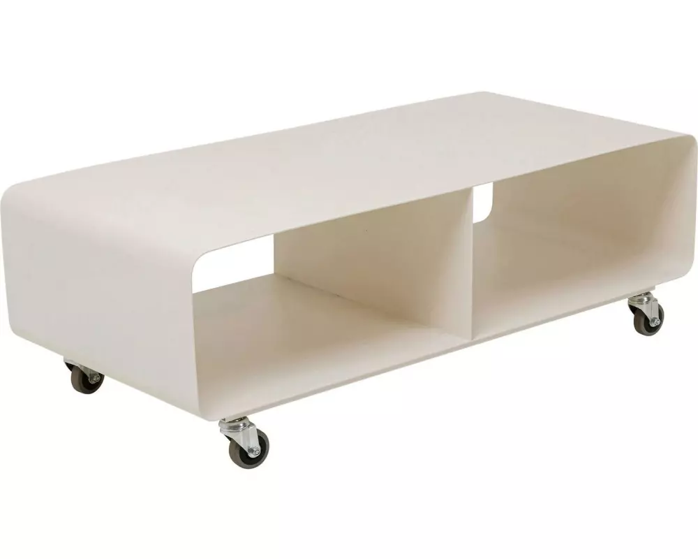 Kare TV-Möbel Lowboard Lounge M 90 x 30 cm, Creme