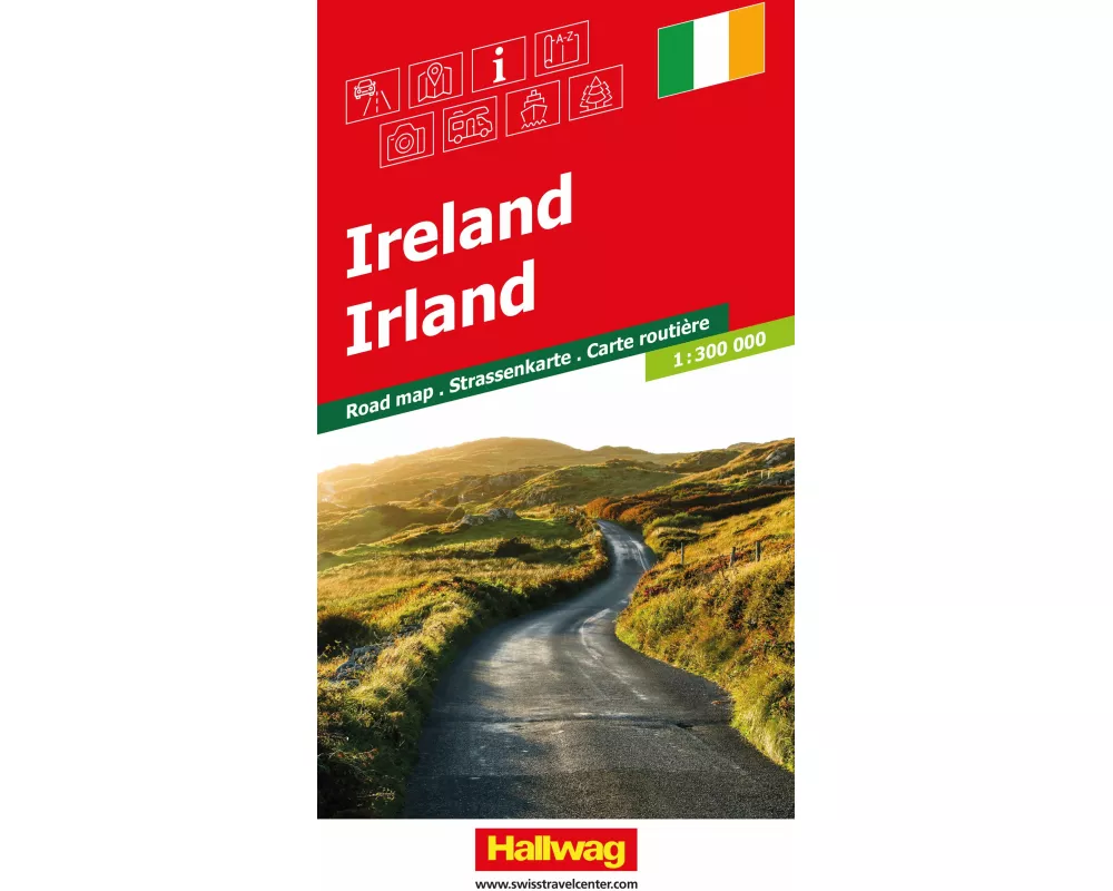 Hallwag Strassenkarte Irland 1:300.000