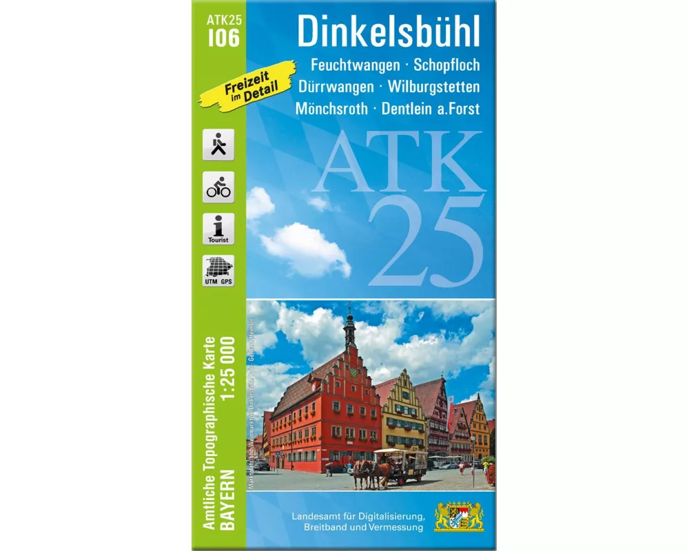 ATK25-I06 Dinkelsbühl (Amtliche Topographische Karte 1:25000)