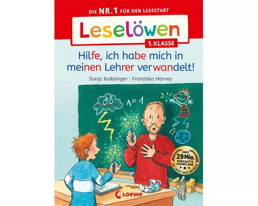 Leselöwen 1. Klasse - Hilfe, ich habe mich in meinen Lehrer verwandelt!