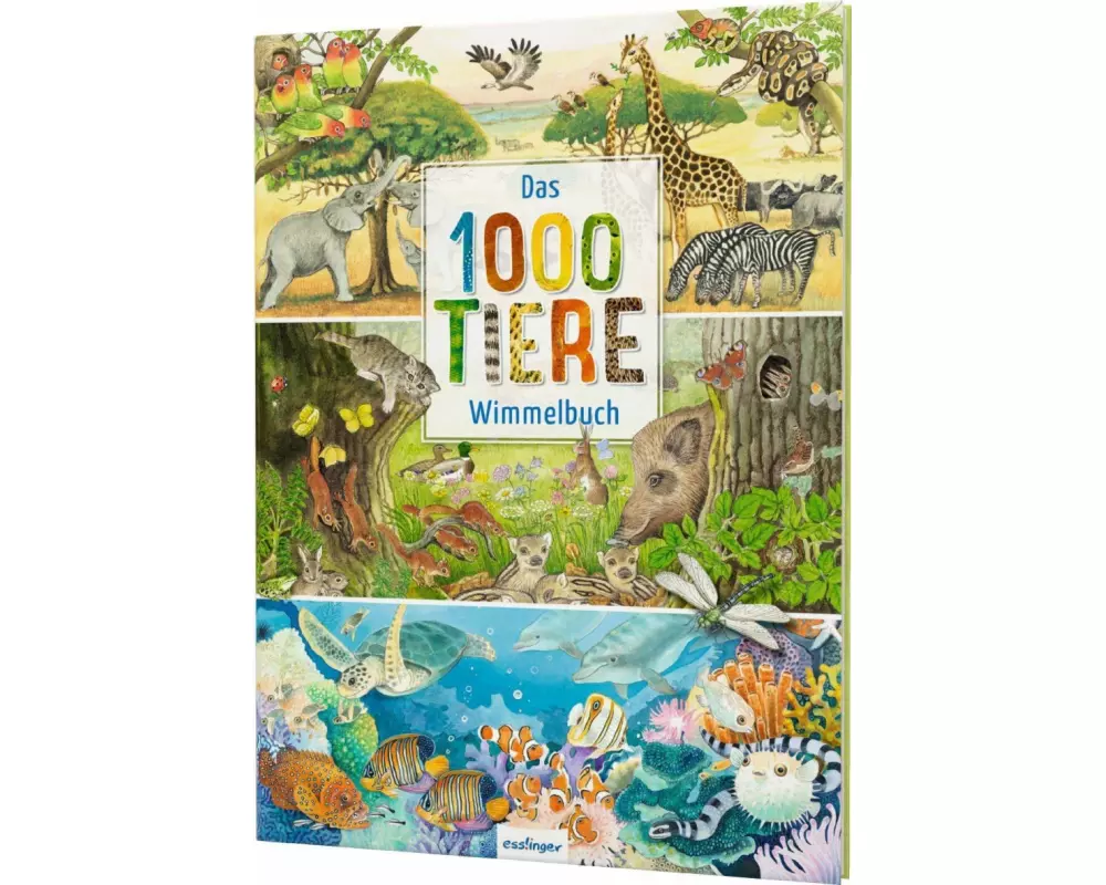 Das 1000 Tiere-Wimmelbuch