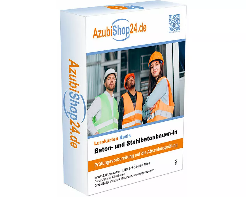 AzubiShop24.de Lernkarten Beton- und Stahlbetonbauer