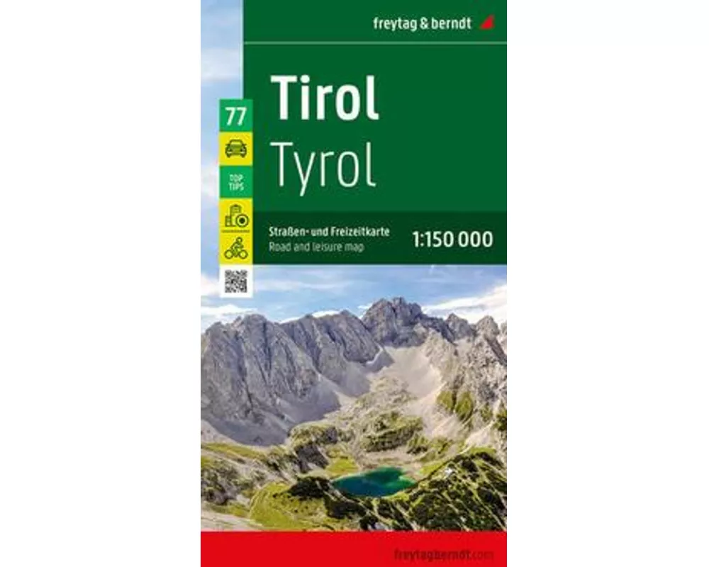 Tirol, Straßen- und Freizeitkarte 1:150.000, freytag & berndt