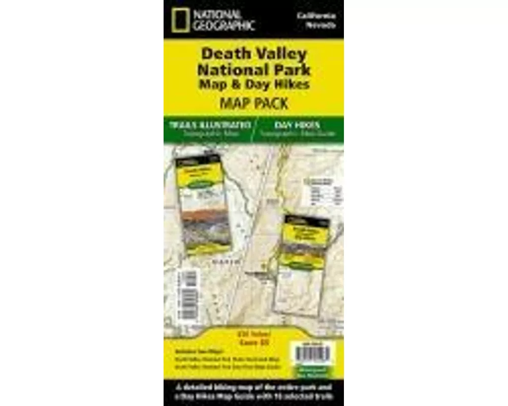 Death Valley Day Hikes and National Park Map [Map Pack Bundle] Map