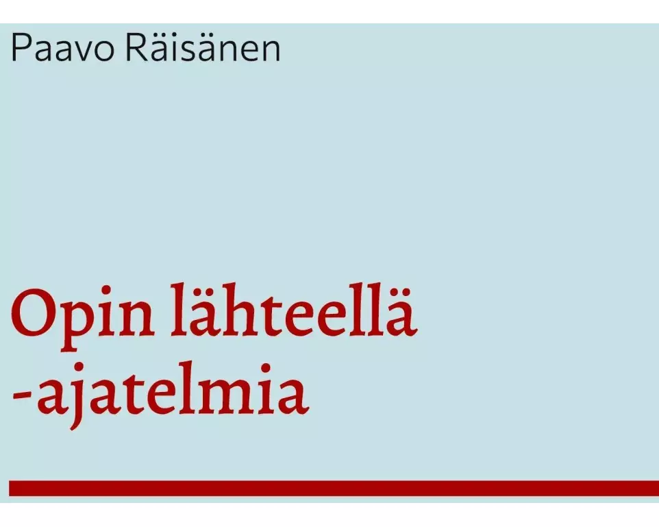 Opin lähteellä