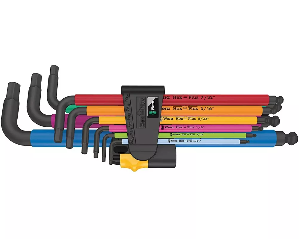 Wera Winkelschlüssel-Set 950/9 Hex-Plus Multicolour Imperial 2