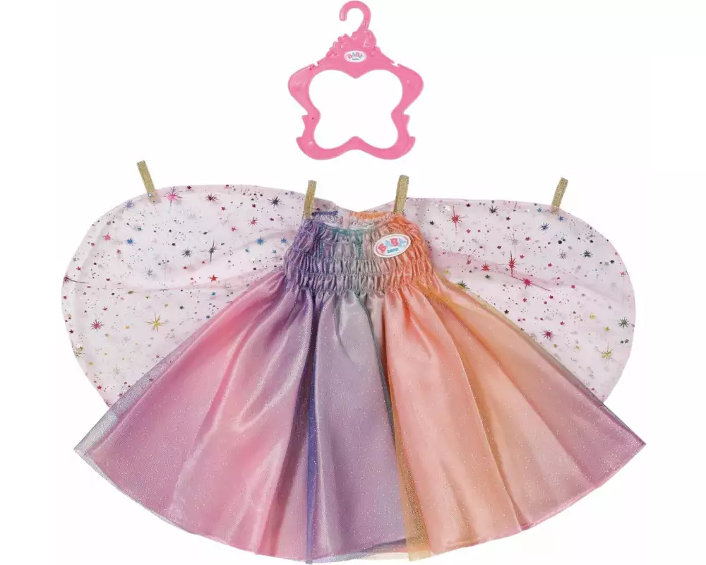 Baby Born Puppenkleidung Regenbogen Kleid