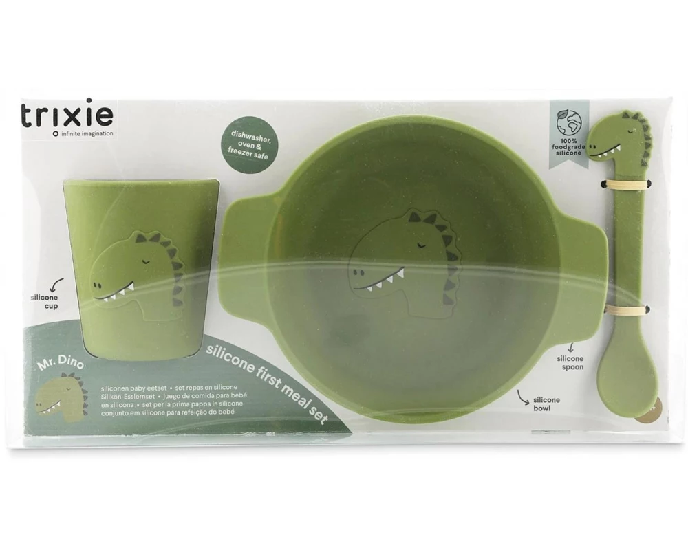 Trixie Kindergeschirrset Dino 3-teilig