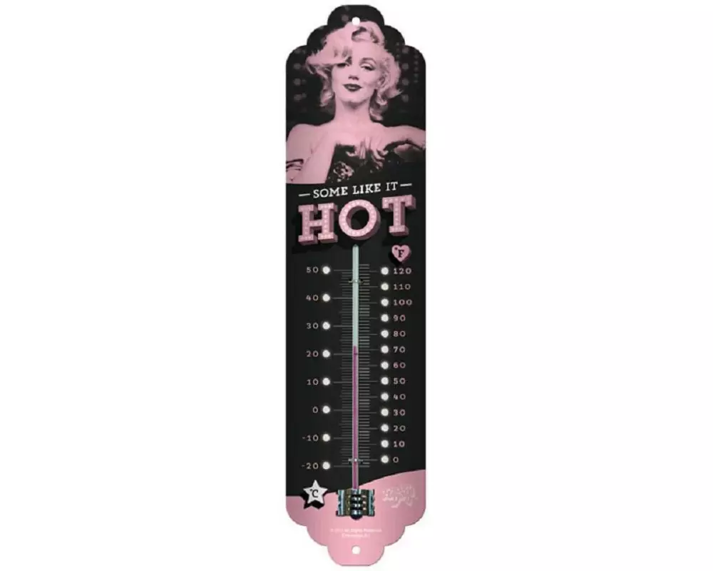 Nostalgic Art Thermometer Hot Marilyn 6.5 x 28 cm