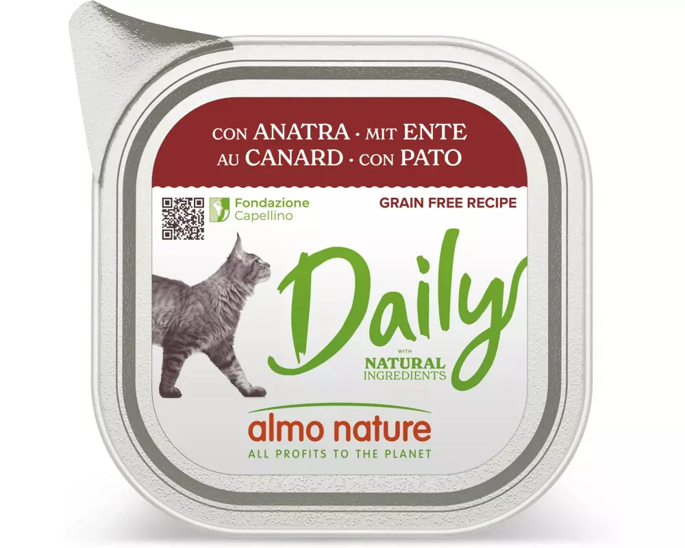 Almo Nature Nassfutter Daily mit Ente 100g